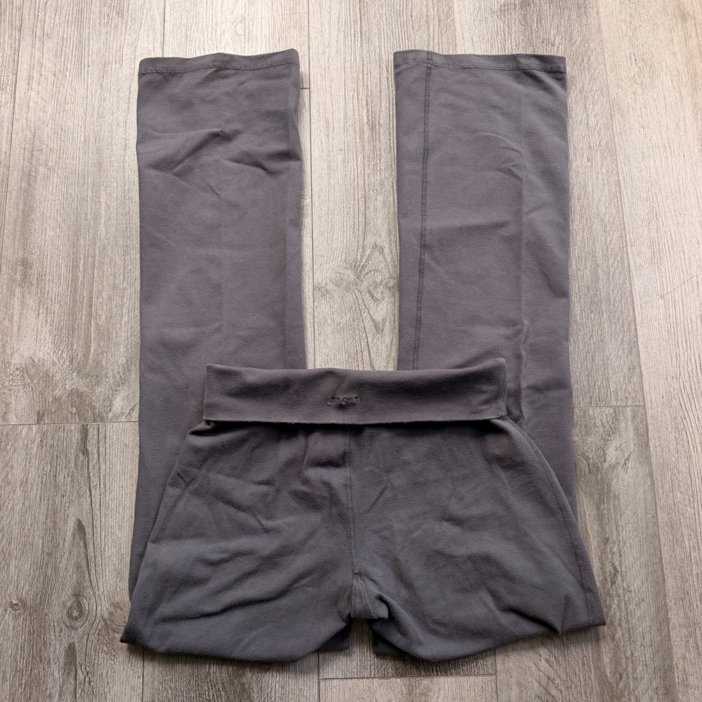 Patagonia serenity tights S Gray Foldover Waist Lowrise Flare leggings athletic